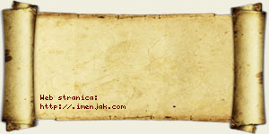 David Kesegić vizit kartica